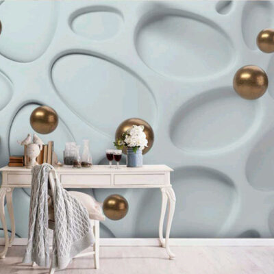 پوستر دیواری سه بعدی فروشگاه قلعه کاغذ دیواری