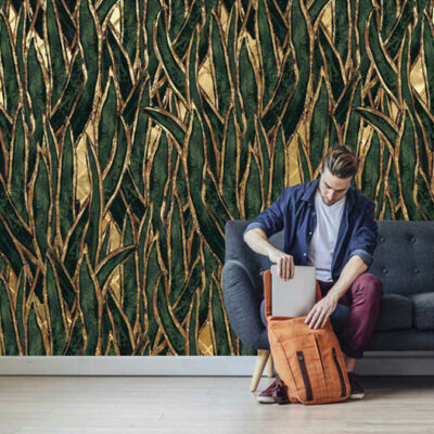 پوستر دیواری برگ فروشگاه قلعه کاغذ دیواری