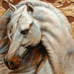 پوستر دیواری اسب فروشگاه قلعه کاغذ دیواری