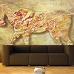 پوستر دیواری شعر نستعلیق فروشگاه قلعه کاغذ دیواری