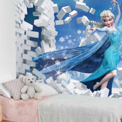 پوستر دیواری دخترانه فروشگاه قلعه کاغذ دیواری