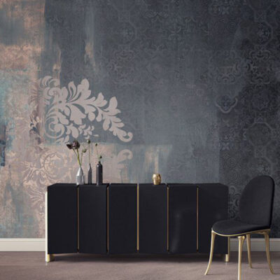 پوستر دیواری داماسک فروشگاه قلعه کاغذ دیواری