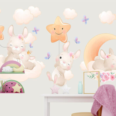 پوستر دیواری کودک فروشگاه قلعه کاغذ دیواری