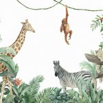 پوستر دیواری حیوانات فروشگاه قلعه کاغذ دیواری