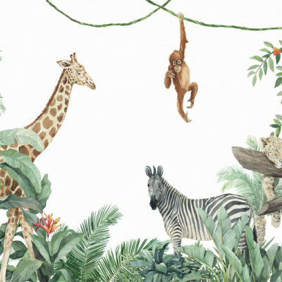 پوستر دیواری حیوانات فروشگاه قلعه کاغذ دیواری