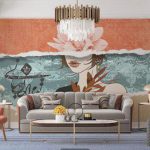 پوستر دیواری هنری فروشگاه قلعه کاغذ دیواری