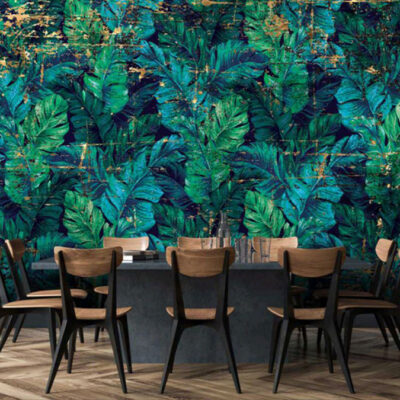 پوستر دیواری برگ فروشگاه قلعه کاغذ دیواری