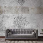 پوستر دیواری داماسک فروشگاه قلعه کاغذ دیواری