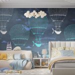 پوستر دیواری بالن فروشگاه قلعه کاغذ دیواری