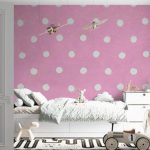 پوستر دیواری دخترانه فروشگاه قلعه کاغذ دیواری