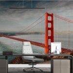 پوستر دیواری شهر و ساختمان فروشگاه قلعه کاغذ دیواری