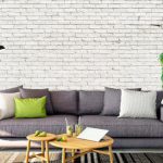 پوستر دیواری طرح آجر فروشگاه قلعه کاغذ دیواری