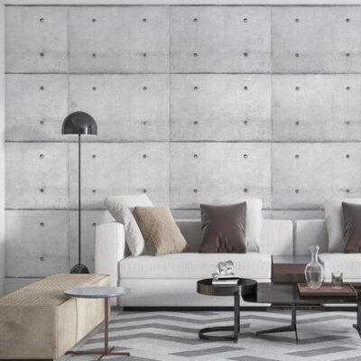 پوستر دیواری طرح بتن فروشگاه قلعه کاغذ دیواری