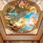 پوستر دیواری سقفی فروشگاه قلعه کاغذ دیواری