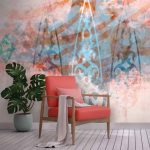 پوستر دیواری شعر نستعلیق فروشگاه قلعه کاغذ دیواری