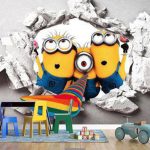 پوستر دیواری مینیون فروشگاه قلعه کاغذ دیواری