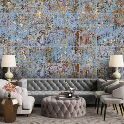 پوستر دیواری داماسک فروشگاه قلعه کاغذ دیواری