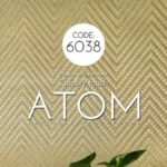 کاغذ دیواری مدرن هندسی طلایی