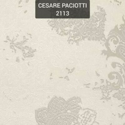 کاغذ دیواری گلدار کرم