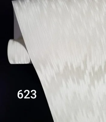 کاغذ دیواری راه راه نقره ای مینیمال دکوراسیون قلعه کاغذ دیواری