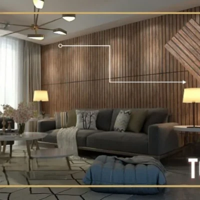 دیوار پوش طرح ترمووال دکوراسیون قلعه کاغذ دیواری