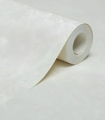 کاغذ دیواری پتینه ساده سفید مون دکوراسیون قلعه کاغذ دیواری