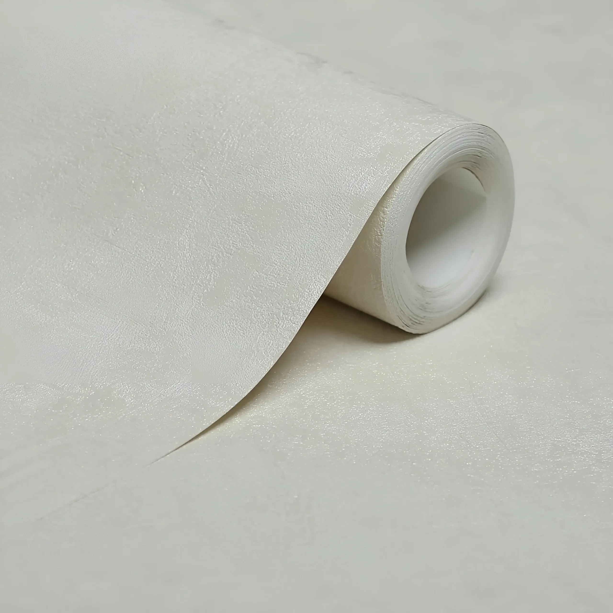 کاغذ دیواری پتینه ساده سفید کرم مون دکوراسیون قلعه کاغذ دیواری