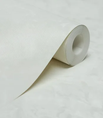 کاغذ دیواری پتینه ساده سفید کرم مون دکوراسیون قلعهکاغذ دیواری