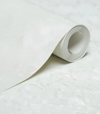 کاغذ دیواری پتینه ساده سفید مون دکوراسیون قلعه کاغذ دیواری