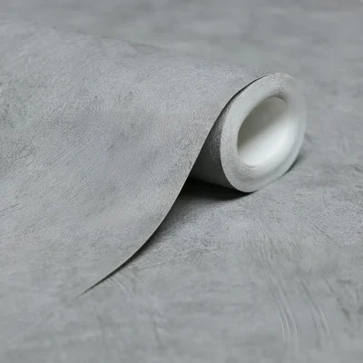 کاغذ دیواری پتینه ساده طوسی مون دکوراسیون قلعه کاغذ دیواری