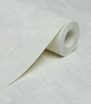 کاغذ دیواری پتینه رگه دار سفید طوسی مون دکوراسیون قلعه کاغذ دیواری