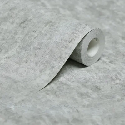 کاغذ دیواری پتینه طوسی مون دکوراسیون قلعه کاغذ دیواری