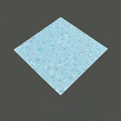 کفپوش کریستال آبی آسمانی پرتردد متروژن دکوراسیون قلعه کاغذ دیواری