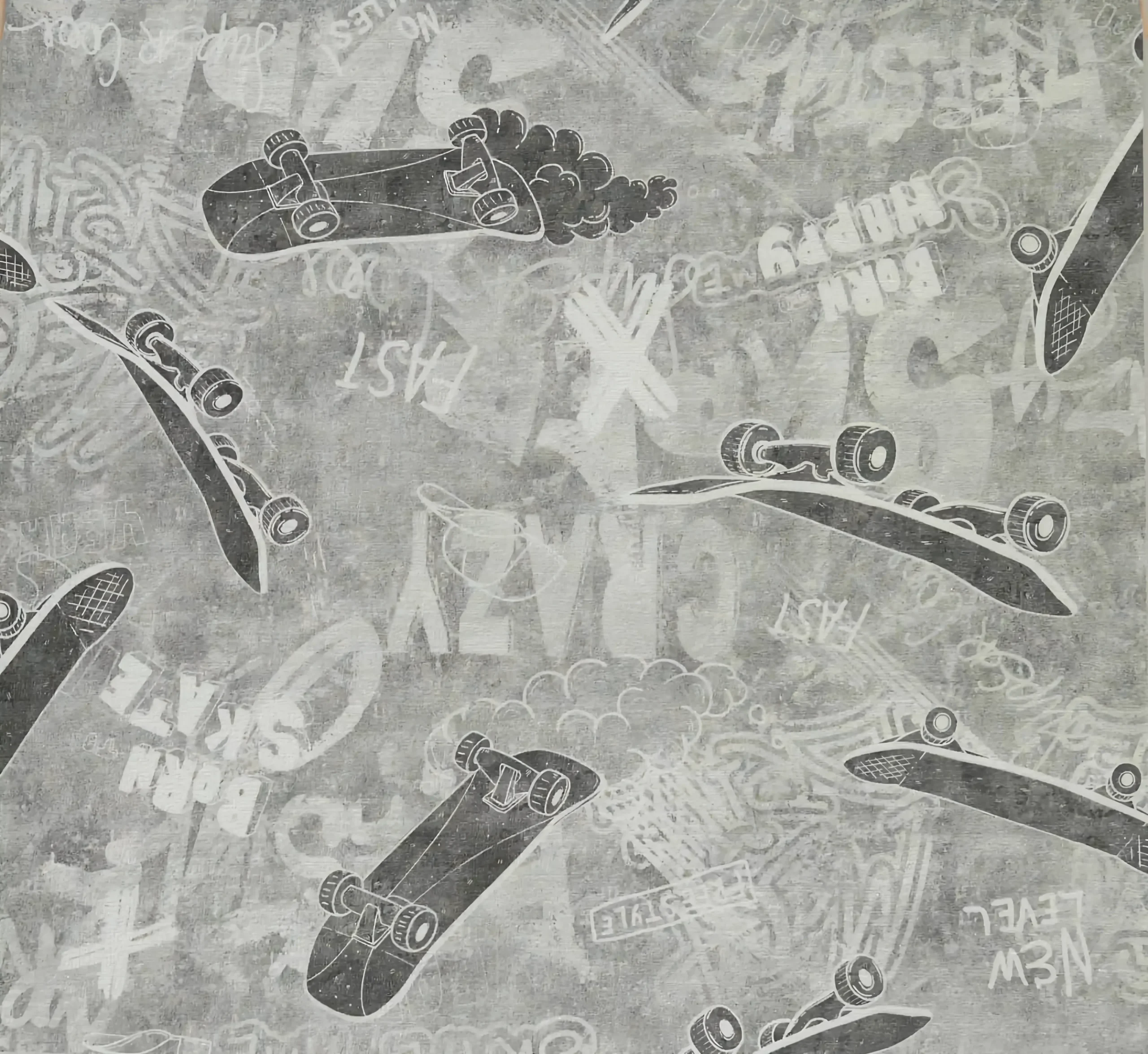 کاغذ دیواری اسکیت برد تینیج دکوراسیون قلعه کاغذ دیواری