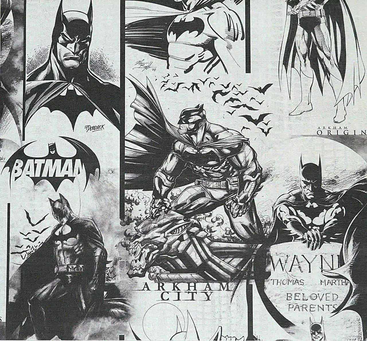 کاغذ دیواری کودک بتمن تینیج دکوراسیون قلعه کاغذ دیواری