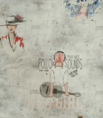 کاغذ دیواری دخترانه تینیج دکوراسیون قلعه کاغذ دیواری