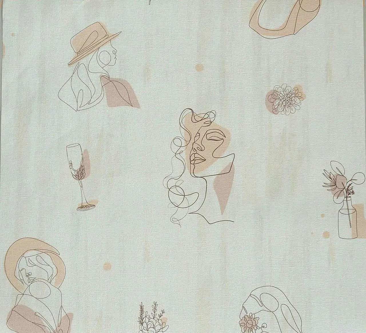 کاغذ دیواری دخترانه صورتک تینیج دکوراسیون قلعه کاغذ دیواری