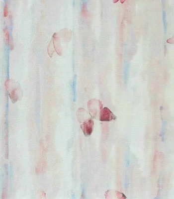 کاغذ دیواری پروانه صورتی تینیج دکوراسیون قلعه کاغذ دیواری