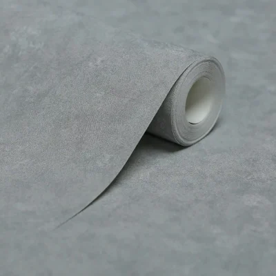 کاغذ دیواری پتینه ساده طوسی مون دکوراسیون قلعه کاغذ دیواری