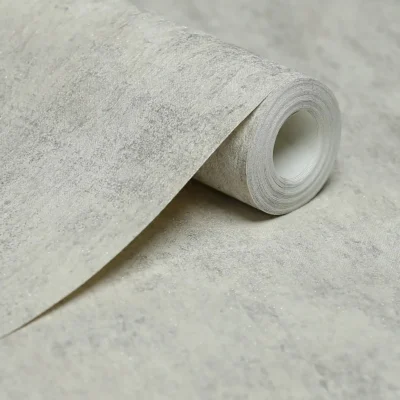 کاغذ دیواری پتینه طوسی مون دکوراسیون قلعه کاغذ دیواری