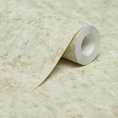 کاغذ دیواری پتینه کرم مون دکوراسیون قلعه کاغذ دیواری