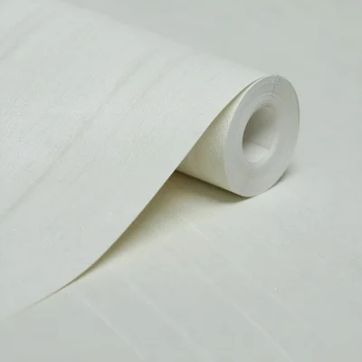 کاغذ دیواری ساده راه راه سفید مون دکوراسیون قلعه کاغذ دیواری