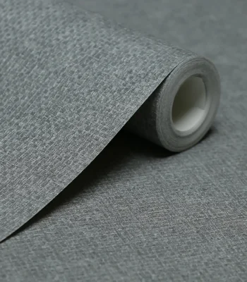 کاغذ دیواری ساده بافت دار خاکستری مون دکوراسیون قلعه کاغذ دیواری