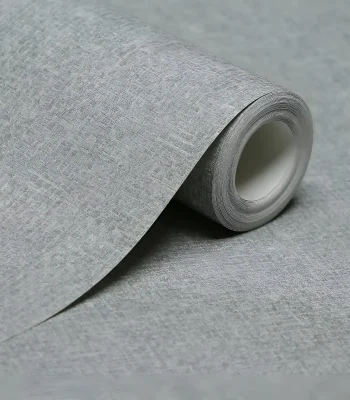 کاغذ دیواری ساده بافت دار خاکستری مون دکوراسیون قلعه کاغذ دیواری