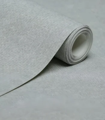 کاغذ دیواری ساده بافت دار طوسی روشن مون دکوراسیون قلعه کاغذ دیواری