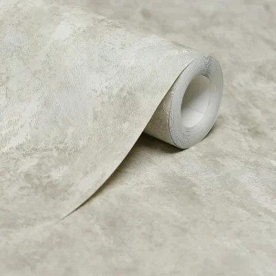 کاغذ دیواری پتینه کرم زیتونی مون دکوراسیون قلعه کاغذ دیواری