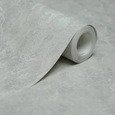 کاغذ دیواری پتینه خاکستری مون دکوراسیون قلعه کاغذ دیواری