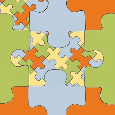 کفپوش رولی اتاق کودک پازلی گرابو دکوراسیون قلعه کاغذ دیواری