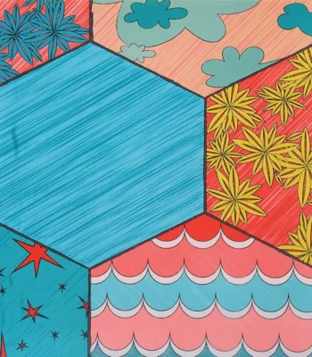 کفپوش رولی اتاق کودک پازلی گرابو دکوراسیون قلعه کاغذ دیواری