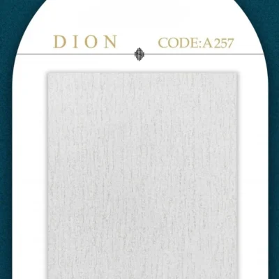 کاغذ دیواری ساده راه راه سفید دایون دکوراسیون قلعه کاغذدیواری